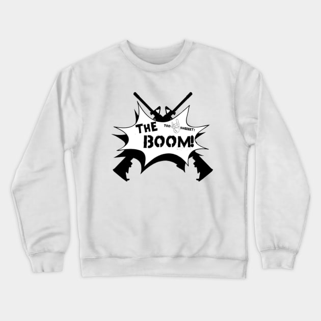 The Boom Retro Crewneck Sweatshirt by WWA Backyard Wrestling